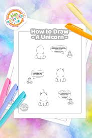 I have loads of animal step by steps so easy in my courses for kids. Easy Drawing Tutorial Learn How To Draw A Unicorn Step By Step