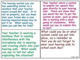 Problem Solving Scenarios For Self Advocacy Students With Hearing Loss Self Advocacy Problem Solving Solving