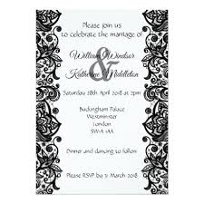 Black And White Invitation Card Background Black Lace On White Background Wedding Invitation Zazzle Com Wedding Invitations Lace Wedding Invitations Stylish Wedding Invitation