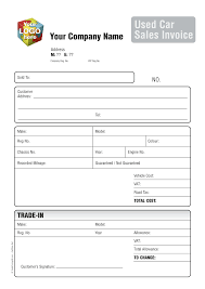 Hgv inspectin sheet ireland template / submit hgv 6 weekly inspection sheets online in pdf. Used Car Sales Invoice Templates For Ncr Print From 48