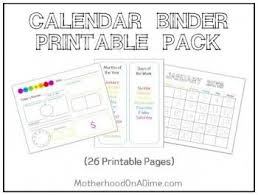 Free Calendar Notebook Printables And Resources Preschool Calendar Homeschool Calendar Calendar Activities