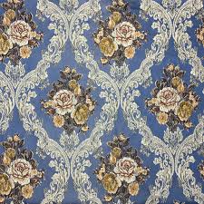 ✅ free delivery and free returns on ebay plus items! Luxurious Jacquard Woven Blue Damask Floral Flower Garments Sofa Armchair Chair Home Upholstery Fabric 280cm Width Sell By Meter Fabric Aliexpress