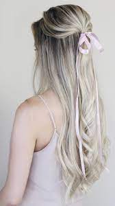 Hairstyles with a bow are a great way to change up your look. Simple Hairstyles Incorporating Bows Ribbon Alex Gaboury