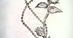 This is the most obvious one because the rosary help you to say the hail mary prayer and to reflect on the life of jesus and mary. Rose And Rosary Tattoo By Levilambert On Deviantart Tattoos At Repinned Net