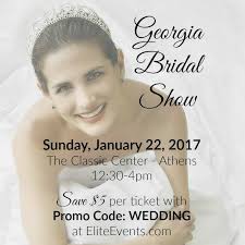 Come visit us at the GA Bridal Show, booth #43! Check out our Bridal Show  Specials!!