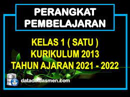 Salah satu dari banyak komponen alat pembelajaran adalah kkm kelas 2 atau kriteria. Perangkat Pembelajaran Lengkap Sd Kelas 1 Kurikulum 2013 Tahun Pelajaran 2021 2022 Datadikdasmen Com
