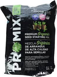 Promix organic pro seed starting mix. Amazon Com Premier Horticulture 1008041rgce Organic Seed Starter Mix 8 Quart Garden Outdoor