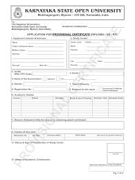 University degree certificate samples new army certificate. Karnataka State Open University Certificate Download Fill Online Printable Fillable Blank Pdffiller