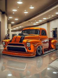 Image result for Gold Comet Orange 1955 Truck