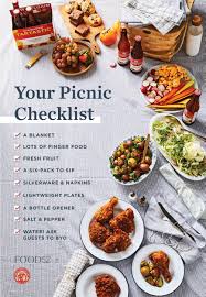 Our great picnic food ideas are perfect for lazy summer days, from refreshing drinks to finger food. A Picnic Menu To End All Picnic Menus Picnic Menu Picnic Food Romantic Picnic Food