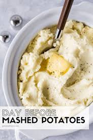 These Day Before Mashed Potatoes Are The Only Recipe We Use Make Them Ahead Of Tim Make Ahead Mashed Potatoes Crockpot Mashed Potatoes Potato Recipes Crockpot