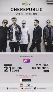 Feb 09, 2018 · details on the venue and ticket prices will be unveiled soon. American Pop Rock Band Onerepublic To Perform In Mumbai On April 21 2018 India News Updates On Eventfaqs