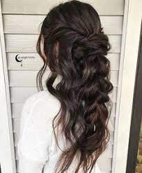 New Prom Hairstyles For Long Hair With Pigtails And Curls Hairstyle Women Pinterest Long Hair Styles Long Brunette Hair Prom Hairstyles For Long Hair