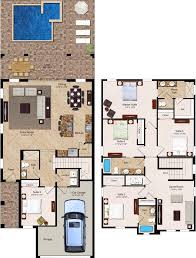 2 bedroom house plans are a popular option with homeowners today because of their affordability and small footprints (although not all two bedroom house plans are small). View 15 Floor Plan 5 Bedroom House Plans 2 Story 3d