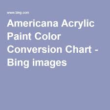 Acrylic Paint Conversion Chart Bedowntowndaytona Com