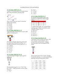 Maybe you would like to learn more about one of these? Soal Un Fisika Tentang Elastisitas Jawabanku Id