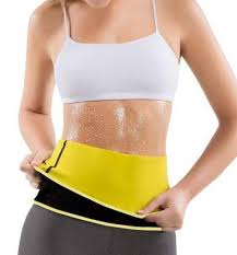 Netclick Sweat Slim Belt Premium Series Hot Body Shaper Non Tearable 2 5 Mm Thickness Unisex For Men And Women Daily Online Offer