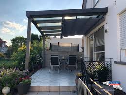 Ein Alu Terrassendach Der Marke Rexopremium 4m X 3m In Anthrazit Mit Makrolon Uv 2 16 30 Cc Klar Hitzes Uberdachung Terrasse Terrassenuberdachung Uberdachungen