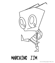 It's a completely free picture material come from the public internet and the. Invader Zim Color Page Coloring Pages For Kids Cartoon Characters Coloring Pages Printable Coloring Pages Color Pages Kids Coloring Pages Coloring Sheet Coloring Page