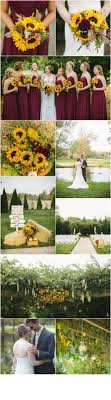 Three rows of white folding chairs were paired with large burlap bows and straw that were topped with a single sunflower. 100 Bold Country Sunflower Wedding Ideas Hi Miss Puff