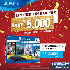 Fortnite battle royale game modes epic games via polygon. Ps4 Slim 1tb Mega Pack 2 Bundle I Tech Philippines Facebook