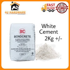 Check spelling or type a new query. Bondcrete White Cement Simen Putih ç™½æ´‹ç° 2kg Per Pack Shopee Malaysia