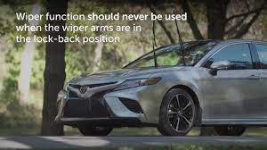 Edmunds has 292 pictures of the 2017 camry in our 2017 toyota camry photo gallery. Windshield Wiper Service Position Youtube
