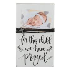 She loves him with all her heart. For This Child I Have Prayed Frame Glory Haus
