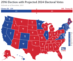 2016 Election With Projected 2024 Electoral Votes