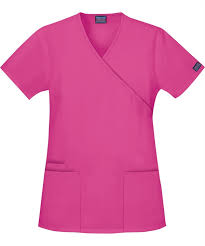 Cherokee Workwear Scrubs Mock Wrap Top