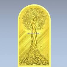 High Quality 3d Model Relief For Cnc Or 3d Printers In Stl File Format Tree Woman Stl File Format Stl Cool Things To Buy