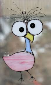 Birds On A Wire Stained Glass Pattern Koo Koo Bird Stained Glass Designs Stained Glass Diy Stained Glass Crafts