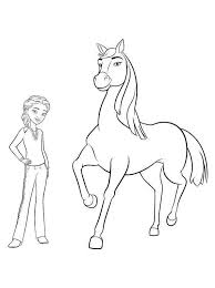 Coloring Page Spirit Riding Free Chica Linda Pru Free Coloring Pages Coloring Pages Cool Coloring Pages
