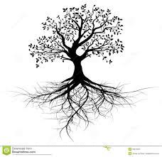 Whole Black Tree With Roots Vector Tree Of Life Tattoo Tree Roots Tattoo Roots Tattoo