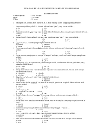 Check spelling or type a new query. Download Soal Armel Kelas 5