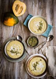 Blender Acorn Squash Soup Pineapple And Coconut Recipe Acorn Squash Soup Acorn Squash Squash Soup