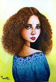 Nostalgic Look Drawing by Guillermo Padrón