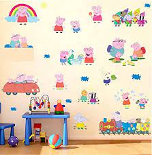 Große auswahl an peppa pig sticker. Multi Pack Peppa Pig Wall Stickers Wall Decals Wall Stickers For Kids Ireland