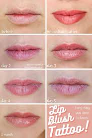 Lip Blush Tattoo Before And After Pursuing Pretty Lip Color Tattoo Lip Permanent Makeup Eyeliner Tattoo