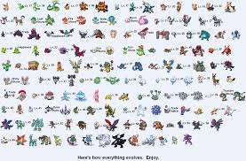 Evolution Chart Pokemon Genesis Rpg Pokemon Chart