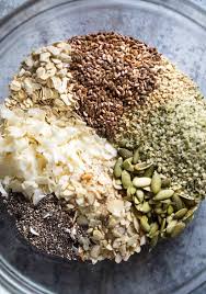 Easy Homemade Granola Recipe With Whole Oats Almonds Flax Chia Hemp And Coconut Maple Sweete Granola Recipe Healthy Granola Healthy Easy Homemade Granola