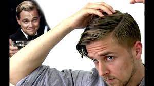 How To Style Like The Great Gatsby Leonardo Dicaprio Hair Style With Hairbond Sculptor Leonardo Dicaprio Hair Gatsby Hair Mens Hairstyles