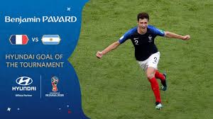 This was 100% of all the recorded pavard's in the usa. Benjamin Pavard Goal Vs Argentina 2018 Fifa World Cup Hyundai Goal Of The Tournament Winner Youtube
