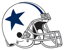 Dallas Cowboys Helmet 1960 1963 White Helmet With Blue Stripes And Blue Star On Side Computer Graphi Dallas Cowboys Coloring Pages Football Coloring Pages
