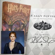J.K. Rowling "Harry Potter and the Sorcerer's Stone" Traycased Signed First  Edition/Later Printing W/COA ,