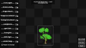 There's definitely more to minecraft than meets the eye. Pixel Art Tree Generator Proceduralgeneration