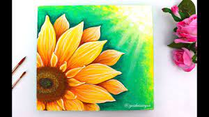 Check out our sunflower painting selection for the very best in unique or custom, handmade pieces from our paintings shops. Easy Sunflower Painting For Beginners Using Acrylic Colours Youtube