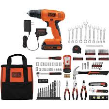 Black And Decker 20v Impact Driver Walmart Blackdecker 20 Volt Lithium Ion Cordless Drill Driver W 128 Piece Project Kit 70 Free Shipping Https T Co Qsvanejuey In 2020 Drill Black Decker Cordless Drill