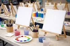 Beginning Acrylic Painting class with Kym Easter
