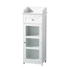 Bathroom storage cabinet with glass doors. Bathroom Storage Cabinet White Bathroom Floor Storage White Bathroom Storage Cabinet Bathroom Floor Cabinets